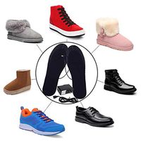 Heatable Thermal Insole, Electric Heated Socks with Rechargeable Battery Unisex Thermal Sox Foot Warmer for Fishing Skiing Hiking Hunting (35-39)