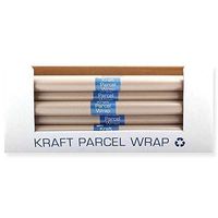The Home Fusion Company Brown Kraft Parcel Wrap 8M X 50Cm Roll Paper Packing Wrapping Parcels Posting