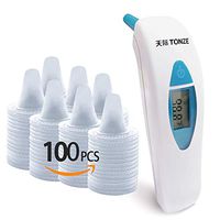 1PC Infrared Ear Thermometer Adults Baby Fever Digital Electronic Monitor with 100PCS Thermometer Probe Covers