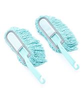 Dri Microfiber Multi-Purpose Household Cleaning Duster - 2 Pack (Aqua)