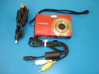 Polaroid CIA-1437RC 14MP CCD Digital Camera with 2.7-Inch LCD Display (Red)