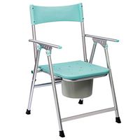 G-LXYZBQSHYP Bedroom Commode Chair Folding Lightweight with Ergonomic Shape for Comfort