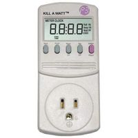 P3 Power Meter Kill A Watt 125 V 5-1/8 " Hx2-3/8 " Wx1-5/8 " D