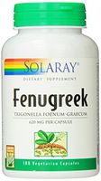 Solaray Fenugreek Seeds, 620 mg, 180 Count by Solaray