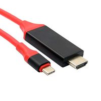 Dylawell USB Type-C to HDMI Male Cable for Macbook Pro 2017 / 2016, Galaxy S8, Galaxy Note 8, ChromeBook Pixel, Dell XPS 15, 2017 iMac and Nintendo Switch ,6.6ft