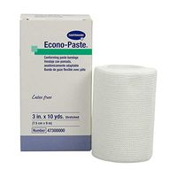 Hartmann 47300000 Econo-Paste Latex-Free Conforming Zinc-Oxide Paste Bandage, 3" Width, 10 yd. Length