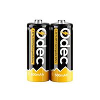 Odec N Battery, N Cell Rechargeable E90 LR1 910A UM-5 1.5V 600mAh Ni-MH for Doorbell, Prayer Wheel, Electronic Toys and More (2 Pack)