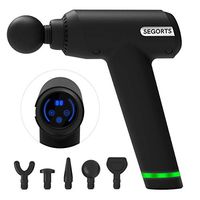 Muscle Massage Gun Deep Tissue Percussion Fascia Gun for Athletes,Portable Cordless Percussion Massager with 5 Heads,Handheld Massage Device for Muscle Recovery & Pain Relief