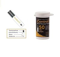 CONTROL D Blood Glucose Test Strips - 50 Count