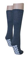 Diabetic Slipper Socks (3 Pairs, 3 Colors) (3 Pairs Grey)