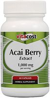 Vitacost Acai Berry Extract -- 1,000 mg per serving - 60 Capsules