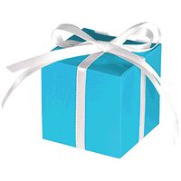 amscan Classic Birthday Party Treat, 2-1/2", Teal