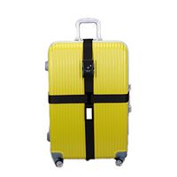donfohy Travel longer tied me with luggage belt tied cross silicone packing tape tied with reinforcement travel