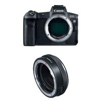 Canon EOS R Mirrorless Digital Camera (Body Only) and Mount Adapter, Black