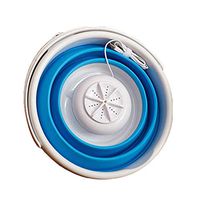 Hot Portable Ultrasonic Turbine Washing Machine Foldable Bucket Type Laundry Clothes Washer Cleaner For Travel