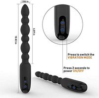 AIWOT-ZDQ 7 Vibranting Silicone Ànâl Pull Beads Powerful Àmâl Clitôrial Stimulatiôn Toys for Women Skin-Friendly Electric Silicone Àmâl Plug Ànâles Trainer Mâssagér