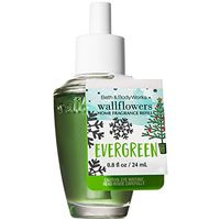 Bath and Body Works EVERGREEN Wallflowers Home Fragrance Refill 0.8 Fluid Ounce (2018 Holiday Edition)