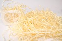 AmoreCreations - 7 Ounce Paper Shred Crinkle and Filler Paper Gift Wrap Supply (Ivory)