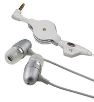 Retractable Earphones for Galaxy A50, A30, A20 - Wired Headphones Handsfree Mic Headset 3.5mm Earbuds Earpieces Compatible with Samsung Galaxy A50/A30/A20 Phone Models