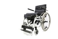Karman Lightweight Power Standing Wheelchair Seat, Arctic Silver, 18 Inch