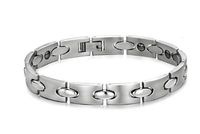 Aegean Jewelry Titanium Men's Fashion Magnetic Bracelet, Anti-fatigue and Pain-relief, with a Gift Box and a FREE Small Gift