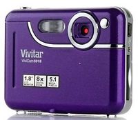 Vivitar ViviCam 5018 Digital camera 5.1 MP 4x Digital High Def GRAPE [Camera]