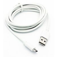 White 6ft Long USB Data Cable Charging Power Wire for US Cellular Motorola Moto X (2nd Generation) - US Cellular Samsung GALAXY Note 2 SCH-R950 - US Cellular Samsung Galaxy Note 4 SM-N910R