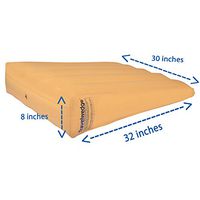 Inflatable Bed Wedge Pillow, Acid Reflux Wedge, Sleep with Your Head Raised, 2.2 Pounds (Wedge ONLY, Does NOT Include Pump OR Cover) 32"L,30"W,8"H, by Travelwedge