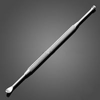 LALANG Double-Ended Stainless Steel Spiral Ear Pick Spoon Ear Wax Removal Cleaner Ear Care Beauty Tool Kit Multifunction Portable (Golden)