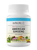 Eclectic American Ginseng Fd V, White, 24 Count