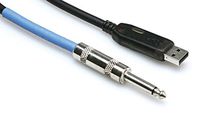 Hosa USQ TRACKLINK Guitar to USB Interface 1/4 Inch TS to USB Type A