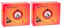 Sunlight High Quality Premium Hookah Coal - 100 Coals Per Box, 10 Rolls of 100 Charcoal Tablets - 33mm … (200)
