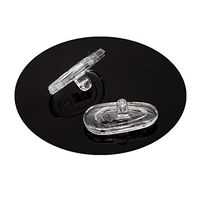 coffeetree 25 Pairs/Set Ultra Soft Silicon Eyeglasses Nose Pads, Universal fit for Screw-in