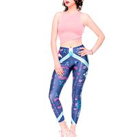 Women Yoga Pants, Neartime Multicolor Print Full-Length Leggings Fitness Sports Seamless Stretch Pants (XL, Multicolor)
