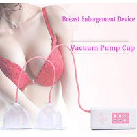 MIZERO Electric Breast Enlargement Pump for Women Vacuum Cupping Body Breast Massager Chest Enhancing Cupping with Suction Pump Therapy