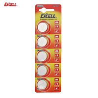 Detectorcatty EXCELL 5pcs 3V CR2025 Lithium Coin Cell Button Battery for Electronic Scale Car Key Remote Control Caculator Dictionary