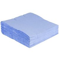 JAM PAPER Medium Lunch Napkins - 6 1/2 x 6 1/2 - Pastel Blue - 50/Pack