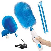 Chargeable cleaning brush for 360 ° electric feather duster Hurricane Spin, feather brush The electric dust collector pen Loading of 180 ° multifunctional duster (Color : Charging)