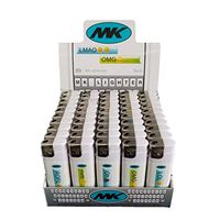Classic MK Electronic Disposable Chat Lighters, Wholesale Pack Lot Assorted Lighter (50)