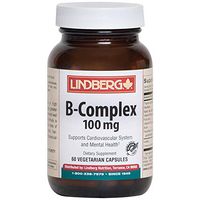 Lindberg Vitamin B-Complex 100 mg, 60 Vegetarian Capsules