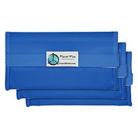 Planet Wise Tint Snack Bag - 3-Pack - Hook and Loop (Blue)