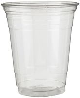 Dixie 14 oz. PETE Plastic Cup by GP PRO (Georgia-Pacific), Clear, CP1214, 1,000 Count (50 Cups Per Sleeve, 20 Sleeves Per Case)