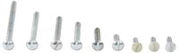 Gardner Bender SK-832WP Electricians Screw Kit, 8-32 Round Head Wall Plate Screws, 1/2-2 in., White, Ivory & Almond