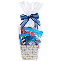 Clear Basket Bags 16” x 24” Cellophane Gift Bags for Small Baskets and Gifts 1.2 Mil Thick (20 Bags)