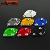 Frames & Fittings Kickstand Foot Side Stand Extension Pad Support Plate for Kawasaki Ninja 250 Ninja 300R Z250 ZX250 EX300 2013-2015 13 14 15 - (Color: Titanium)