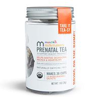 Milkmakers Organic Prenatal Tea for Morning Sickness & Nausea Relief, With Ginger & Red Raspberry Leaf, 12 Count