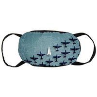 Soft Earloop Mouth Cover, Dustproof Pollenm Smog Mouth-Muffle with Adjustable Elastic Band - Windproof Airplane Half Face Mouth Cover