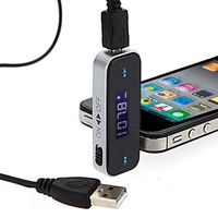 AIYUE(TM) 3.5Mm in-Car Wireless Fm Transmitter for iPhone 4S 5 iPod Touch Galaxy S2 S3 Mp3
