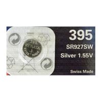 One (1) X Renata 395 Sr927Sw Sb-Ap Silver Oxide Watch Battery 1.55V Blister Packed