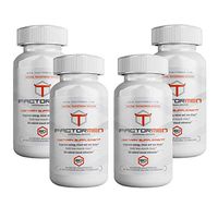 T-Factor Men Testosterone Booster Supplement (60 Tablets) TFactor Supports Natural Testosterone Levels, Stamina, Endurance, Muscular Strength Healthy Weight Loss and Fat Burning (4)